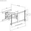 HelloTV Muurbeugel ExtraMotion 75-100 inch