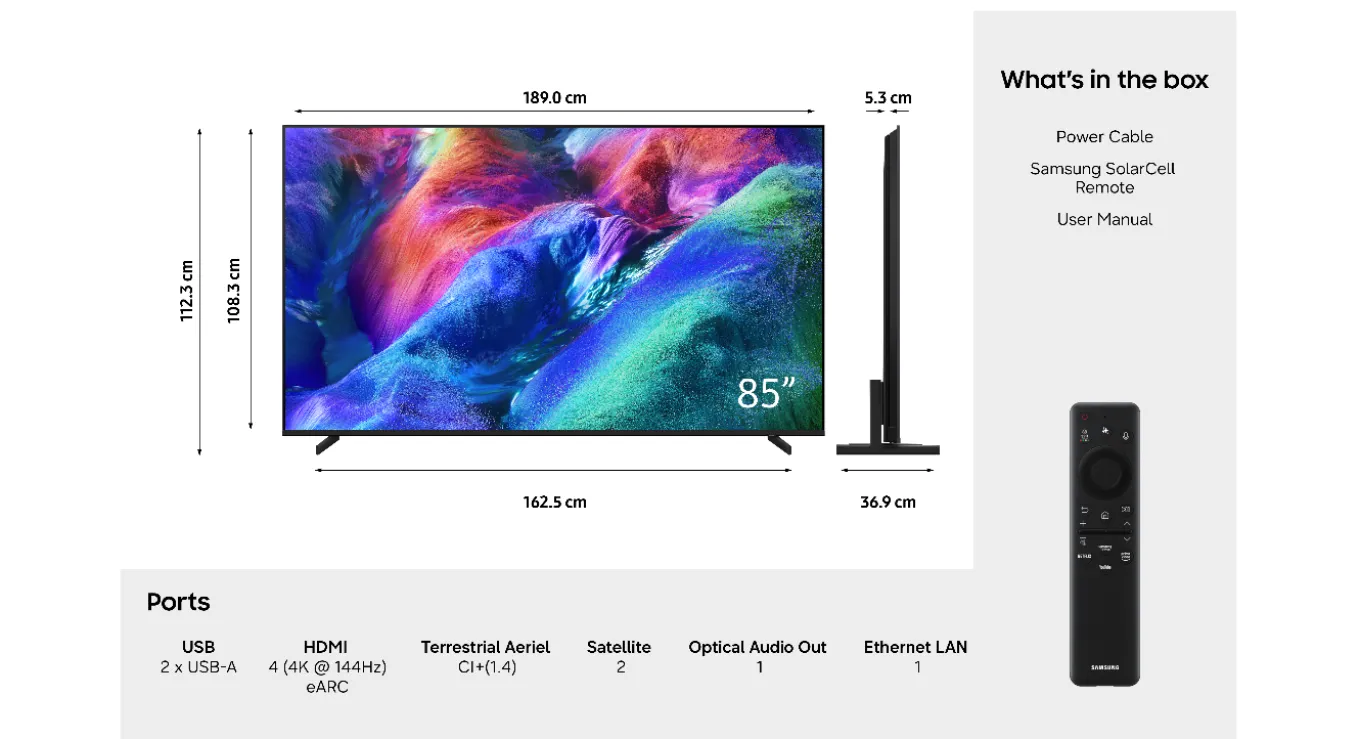 Samsung MRE85R85H - 85" Micro RGB (2026)