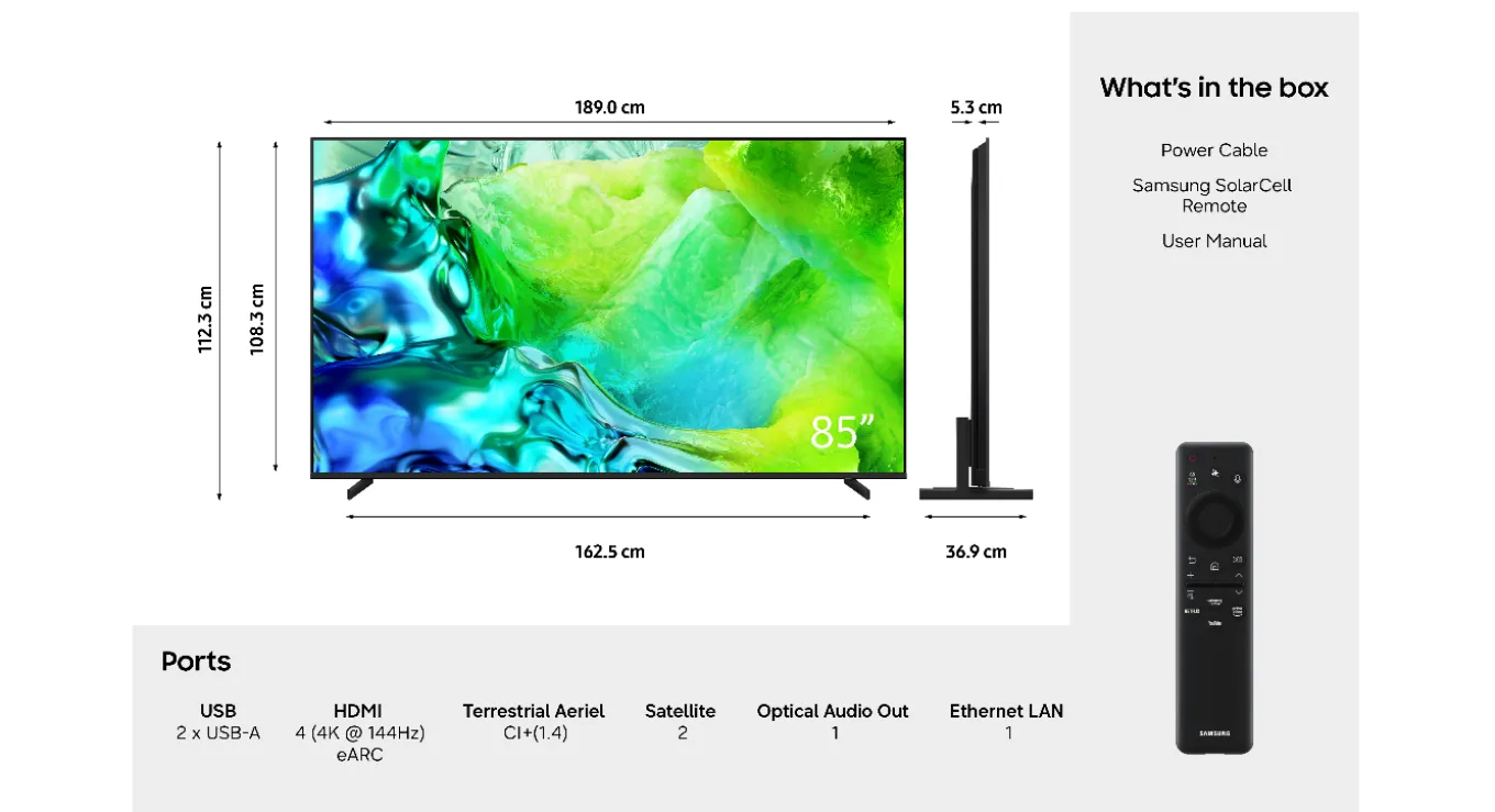 Samsung QE85QN80H - 85" Neo QLED (2026)