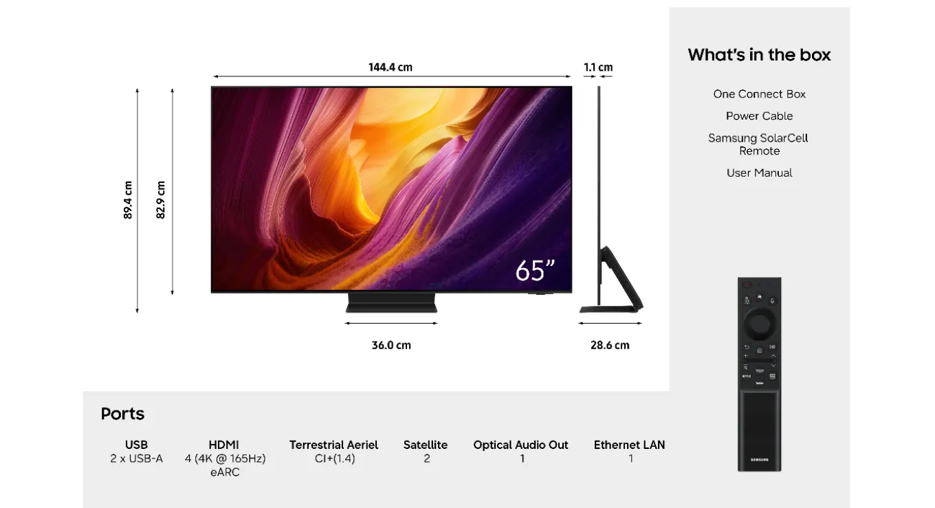 Samsung 65S95H - 65" OLED (2026)