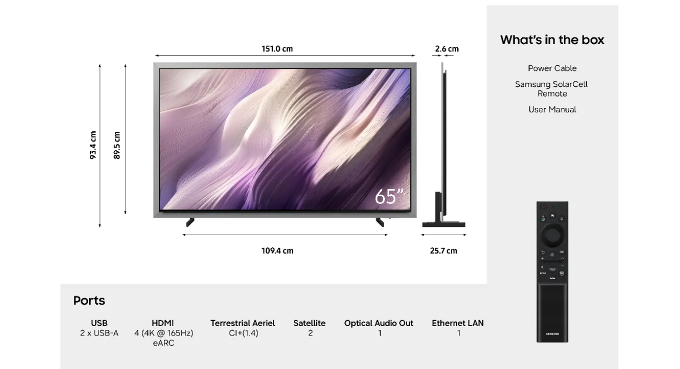 Samsung 65S99H - 65" OLED (2026)