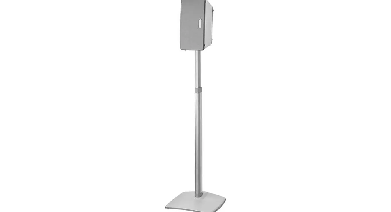 Sanus Verstelbare vloerstandaard voor Sonos One, Play:1 & Play:3 Wit duopack (WSSA2-W2)