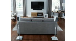 Sanus Verstelbare vloerstandaard voor Sonos One, Play:1 & Play:3 Wit (WSSA1-W2)