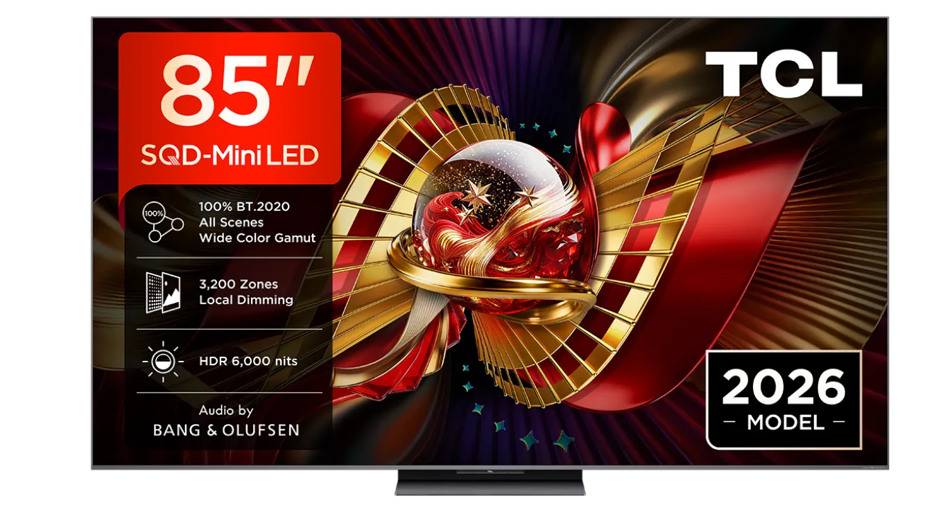 TCL 85C8L - 85" SQD Mini-LED (2026)