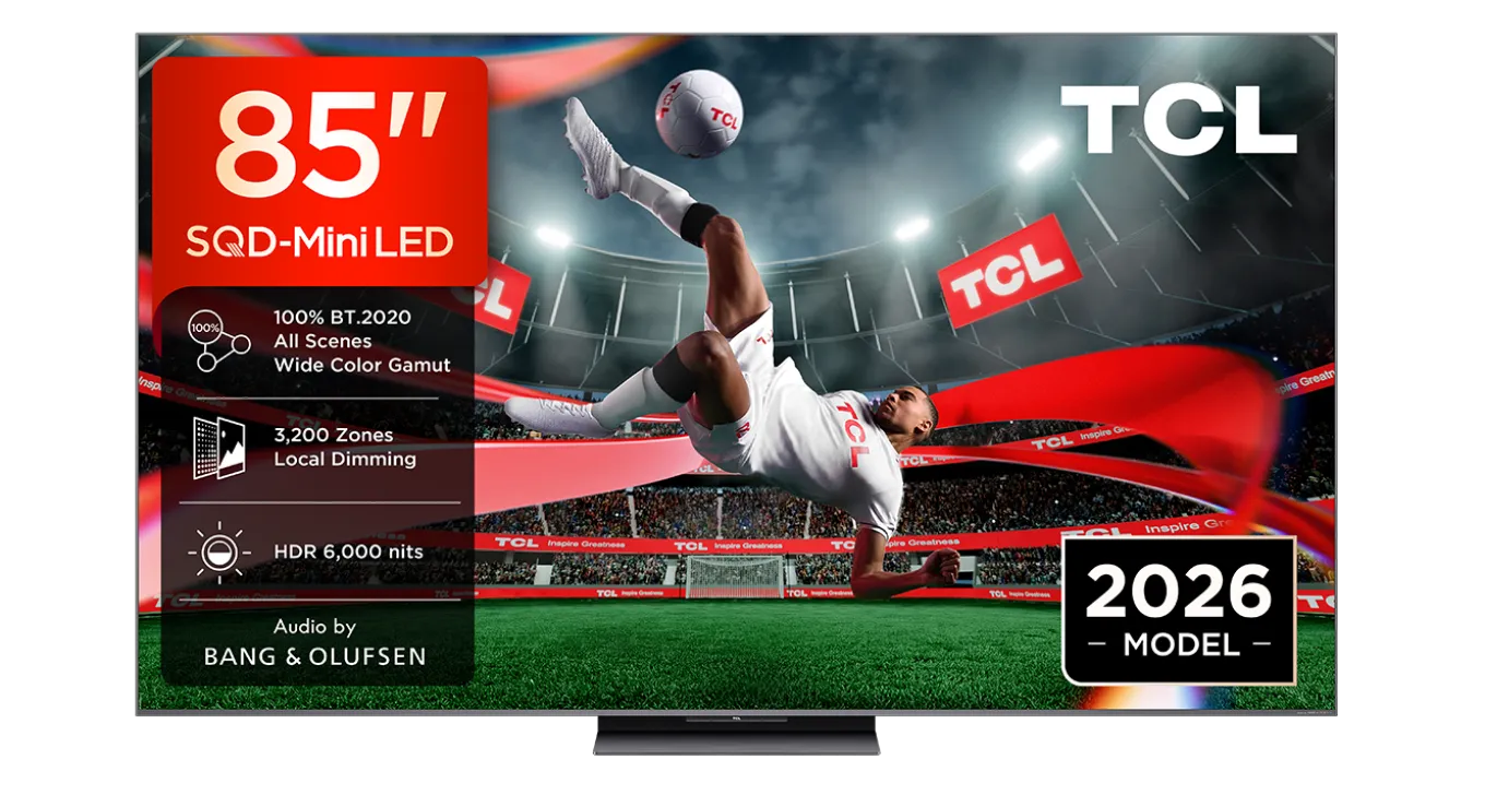 TCL 85C8L - 85" SQD Mini-LED (2026)