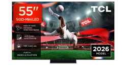 TCL 55C8L - 55" SQD Mini-LED (2026)