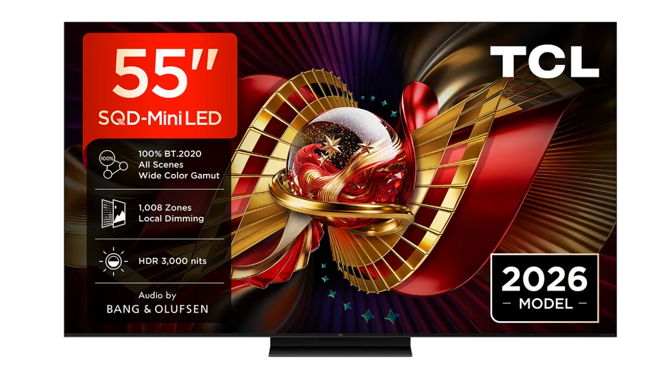 TCL 55C8L - 55" SQD Mini-LED (2026)