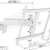 Vogel's TVM 3445 Wit