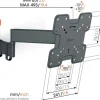 Vogel's TVM 3245 Zwart