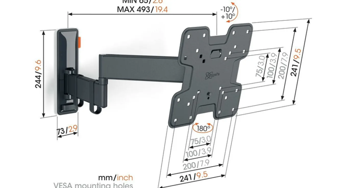 Vogel's TVM 3245 Zwart