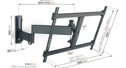 Vogel's TVM 3645 Zwart